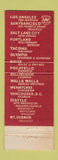 Matchbook Cover - Mayflower Hotel Seattle WA