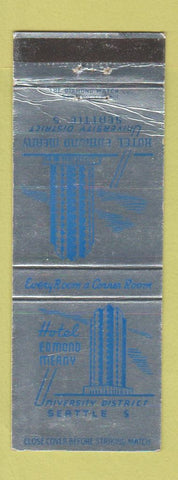 Matchbook Cover - Hotel Edmond Meany Seattle WA WEAR