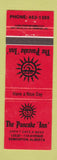 Matchbook Cover - Pancake Inn Edmonton AB