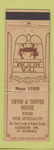 Matchbook Cover - Tiffin & Toffee House WEAR
