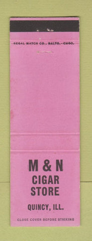 Matchbook Cover - M&N Cigar Store Quincy IL