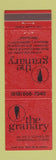 Matchbook Cover - The Granary Edwardsville IL