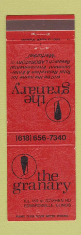 Matchbook Cover - The Granary Edwardsville IL
