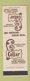 Matchbook Cover - Cellar Hotel Geneseo IL