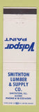 Matchbook Cover - Smithton Lumber IL Valspar Paints