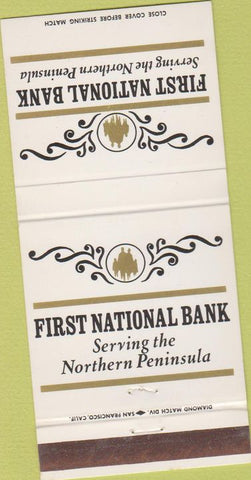 Matchbook Cover - First National Bank Pacific San Bruno Daly City CA 30 Strike