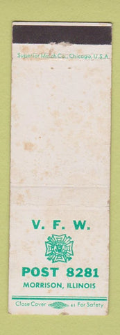 Matchbook Cover - VFW Morrison IL STAINED