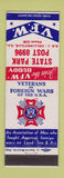 Matchbook Cover - VFW Collinsville IL