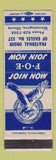 Matchbook Cover - Eagles Lodge Bloomington IL