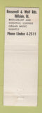 Matchbook Cover - Cortugno's Restaurant Hillside IL