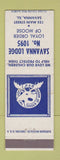 Matchbook Cover - Moose Lodge Savanna IL
