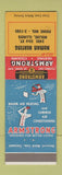 Matchbook Cover - Armstrong Furnace Heating Cooling Roman Moline IL