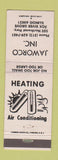 Matchbook Cover - Jaworco Heating Air Conditioning Fox River Grove IL