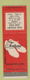 Matchbook Cover - Fortune Men's Shoes Paul Khoury LaSalle IL La Salle