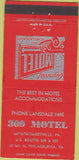 Matchbook Cover - 309 Motel North Philadelphia PA 30 Strike
