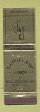 Matchbook Cover - Ridgeland Farm Worth IL