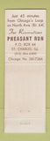 Matchbook Cover - Pheasant Run St Charles IL WEAR
