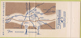 Matchbook Cover - Holiday Motor Hotels Harrisburg PA Antique Cars 30 Strike