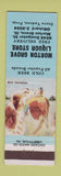 Matchbook Cover - Morton Grove Liquor IL