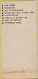 Matchbook Cover - 309 Motel North Philadelphia PA 30 Strike