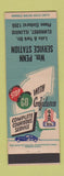 Matchbook Cover - William Penn oil gas Elmhurst IL
