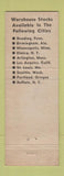 Matchbook Cover - Smith Core Oil Smith Refrining Rockford IL