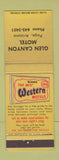 Matchbook Cover - Glen Canyon Motel Page AZ WEAR