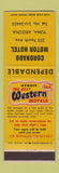 Matchbook Cover - Coronado Motor Hotel Yuma AZ