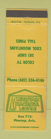 Matchbook Cover - Mountain Hacienda Lodge Pinetop AZ WEAR