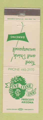 Matchbook Cover - Pine Cone Inn Prescott AZ