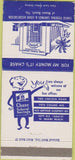 Matchbook Cover - Chase Federal Savings Loan Miami FL 30 Strike