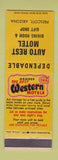 Matchbook Cover - Auto Rest Motel Prescott AZ Best Western