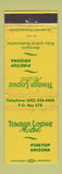 Matchbook Cover - Timber Lodge Motel Pinetop AZ WEAR