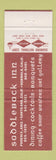 Matchbook Cover - Saddleback Inn Biltmore Phoenix AZ