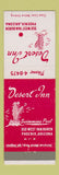 Matchbook Cover - Desert Inn Phoenix AZ