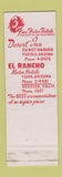 Matchbook Cover - Desert Inn Phoenix AZ
