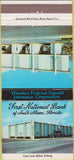 Matchbook Cover - First National Bank South Miami FL 30 Strike
