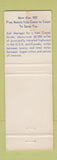 Matchbook Cover - HTA Lookout Lodge Tombstone AZ Best Western WEAR