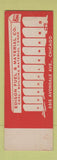 Matchbook Cover - Koppers Coke Coal Chicago Edison Fuel Material SAMPLE