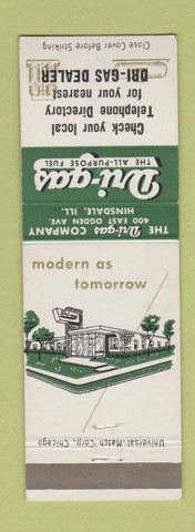 Matchbook Cover - Dri Gas propane Hinsdale IL