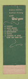 Matchbook Cover - Dri Gas propane Hinsdale IL