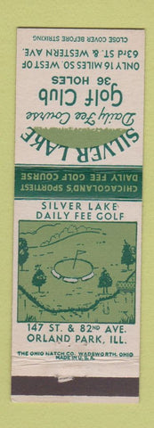 Matchbook Cover - Silver Lake Golf Club Orland Park IL