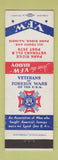 Matchbook Cover - VFW Park Ridge Veterans Club Park Ridge IL
