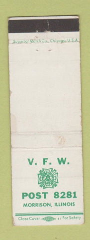 Matchbook Cover - VFW Post Morrison IL WEAR