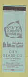 Matchbook Cover - City Glass Freeport IL