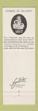 Matchbook Cover - Reliance Insurance Bill Koeneman Chester IL