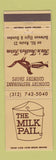 Matchbook Cover - The Milk Pail Elgin Dundee IL WEAR