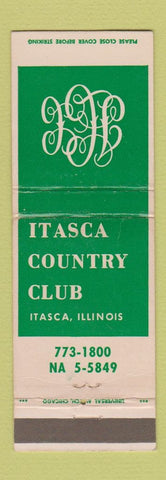 Matchbook Cover - Itasca Country Club IL