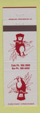 Matchbook Cover - Tropical Escape Cafe Rock Hill SC