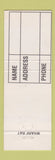Matchbook Cover - Oliver Breweries Camden Yards Baltimore MD